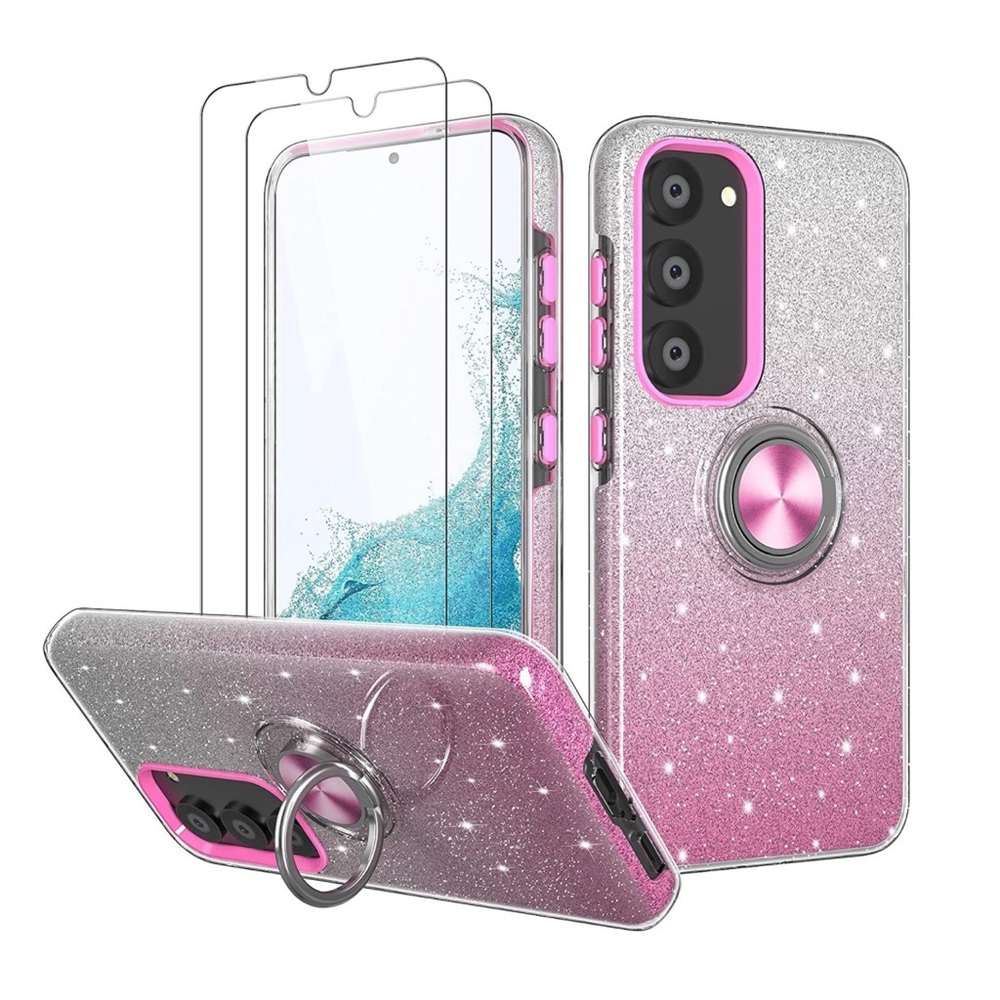For Samsung Galaxy S23 Plus phone case - ombre pink